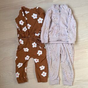 Two sweet sweat suits